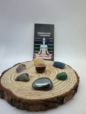 Kit 7 pedras Chakras