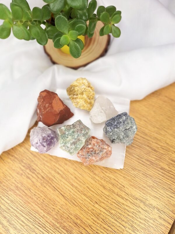 Caixa Dos Chakras - Pedras Bruta