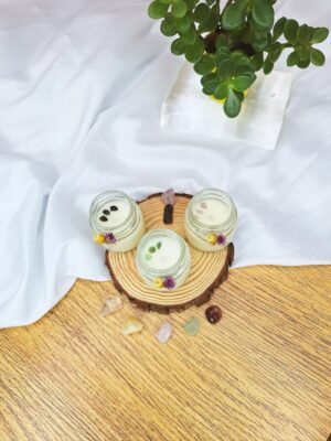 Trio velas Premium -2025 (aromas de Flor de Figo, Coco, Fresia com Pera)