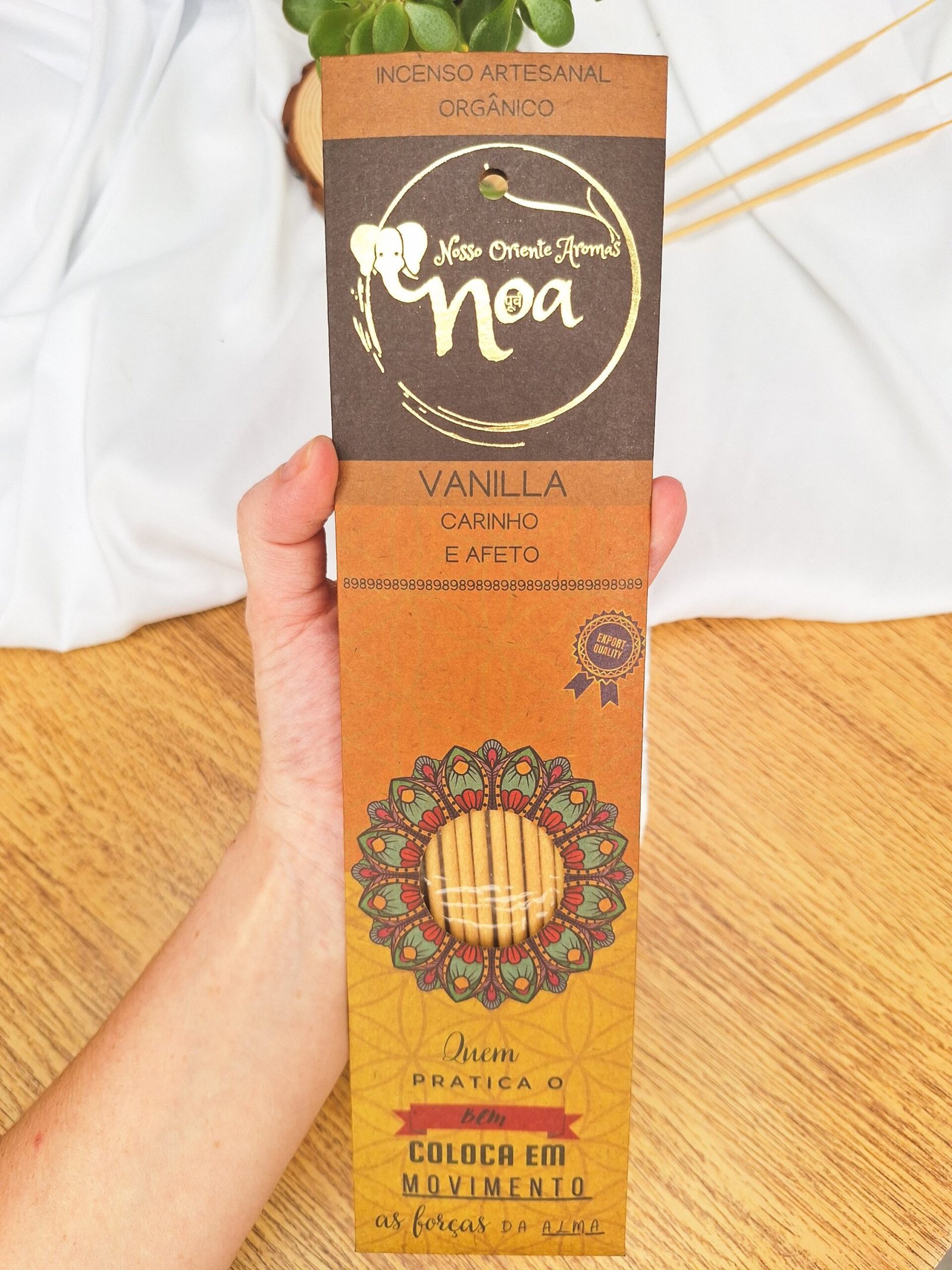 Incenso de Vanilla (AFETO E CARINHO)- Terapêutico