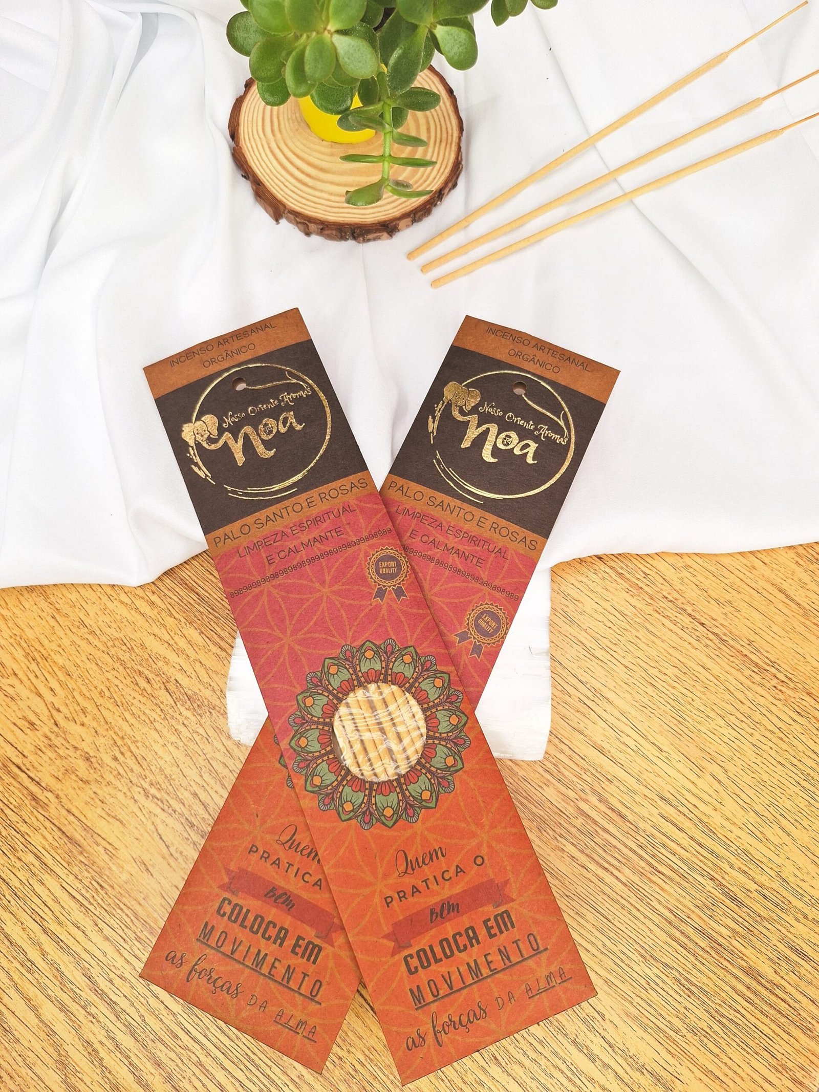 Incenso de Palo Santo e Rosas (LIMPEZA ESPIRITUAL E CALMANTE)- Terapêutico