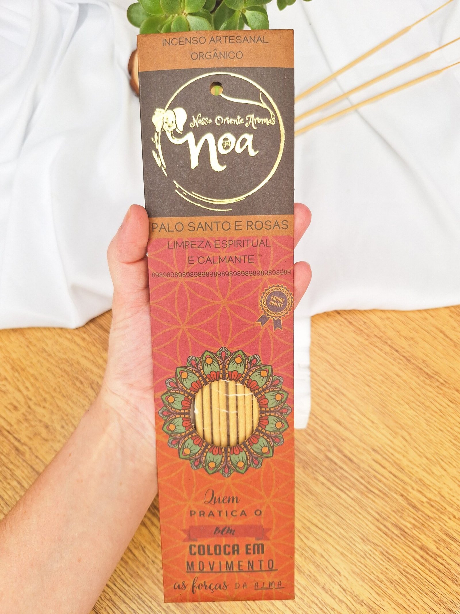 Incenso de Palo Santo e Rosas (LIMPEZA ESPIRITUAL E CALMANTE)- Terapêutico