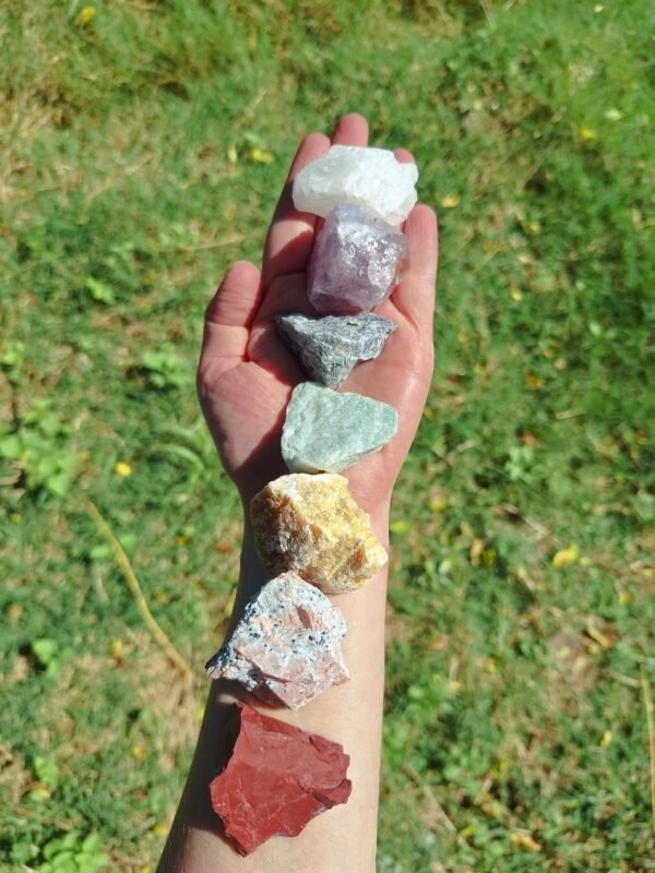 Caixa Dos Chakras - Pedras Bruta