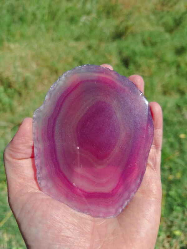 Chapa de Ágata Rosa 1