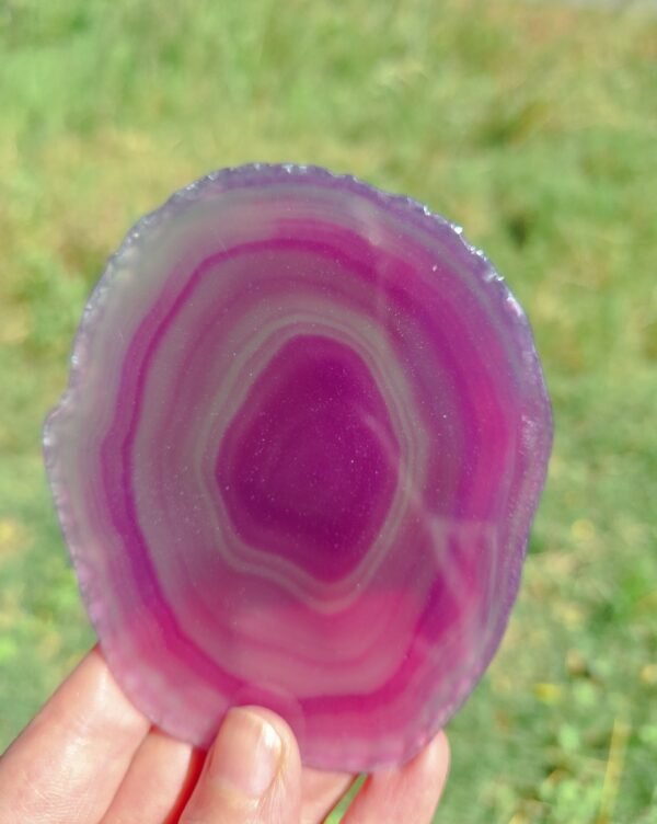 Chapa de Ágata Rosa 1