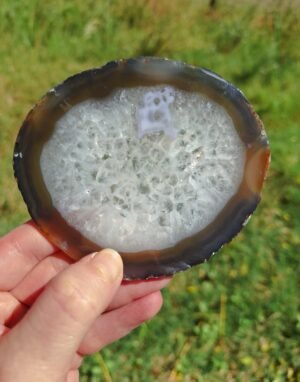Chapa de Ágata Marrom