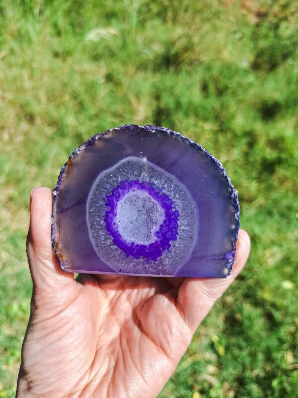 GEODO DE ÁGATA INTUITIVO P - PEDRA DA SORTE