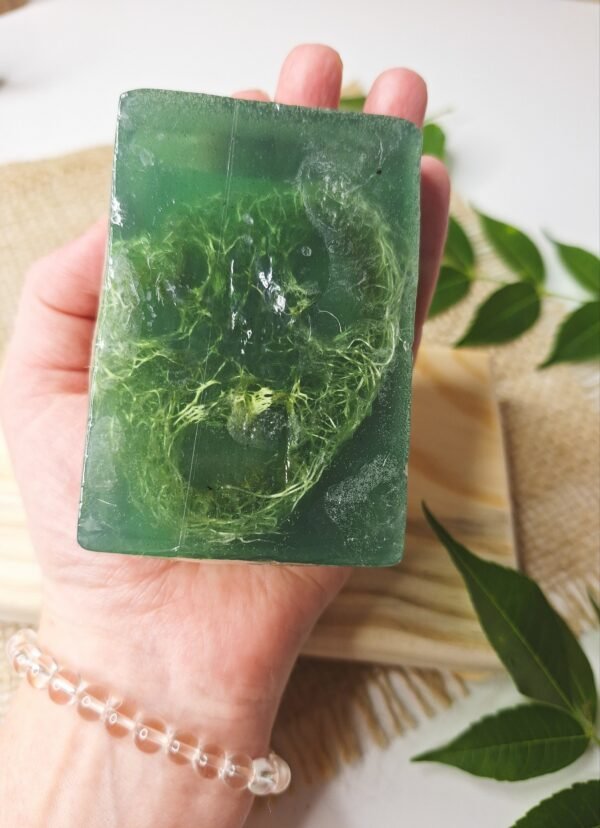 Sabonete Energético com Bucha Vegetal (PROTEÇÃO, RENOVAÇÃO, VITALIDADE)