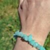 Pulseira de Amazonita Qualidade Extra - Adaptação, Aprendizado e Antiestresse