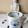 Caneca Mão De Fátima Hamsa Proteção Olho Grego