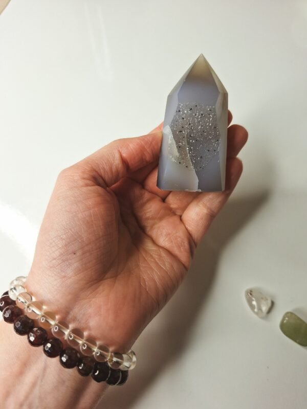 Ágata com Drusa: 75gr - Peça Única