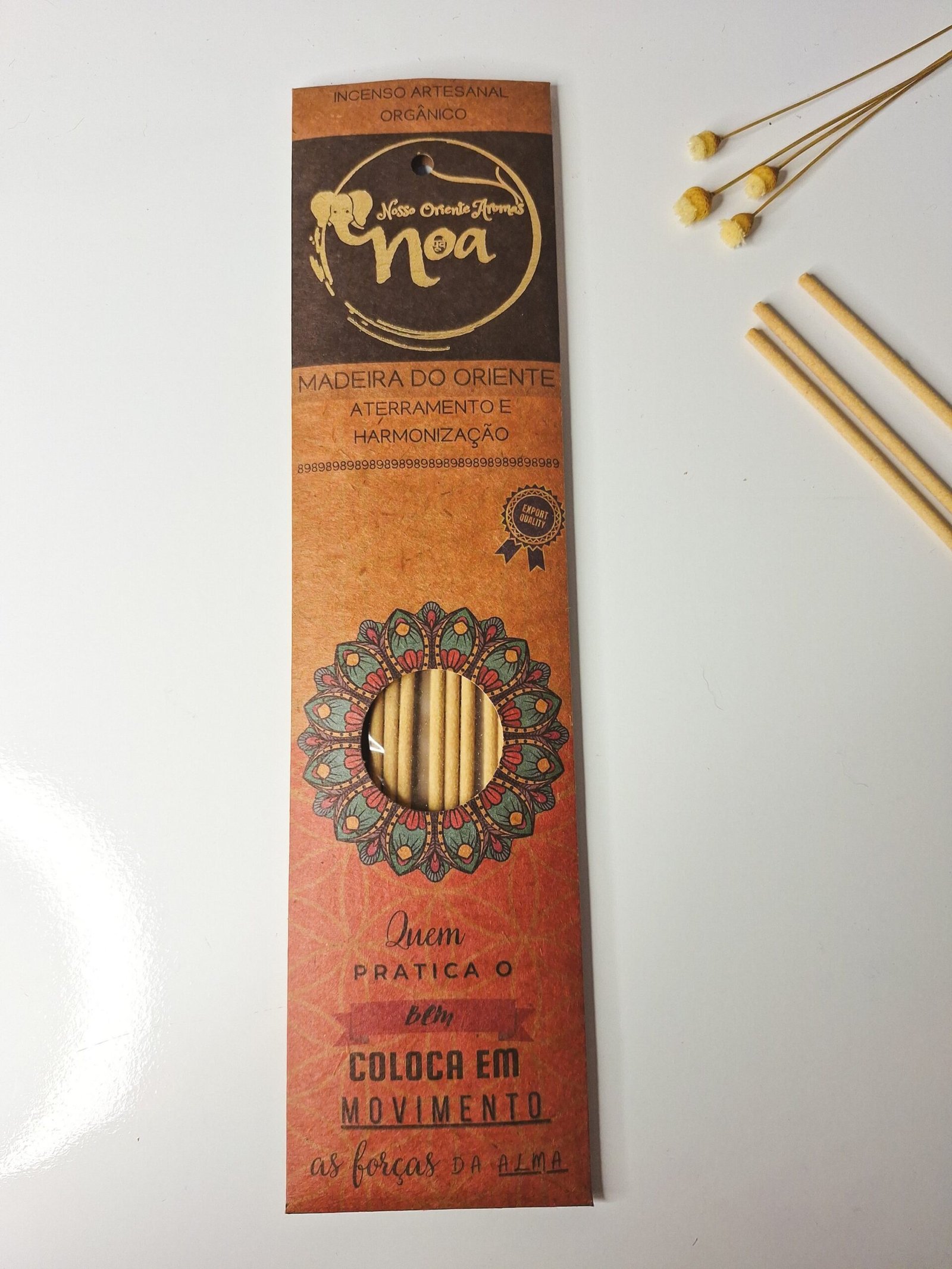 Incenso Madeira Do Oriente - ( ATERRAMENTO E HARMONIZAÇÃO) Terapêutico