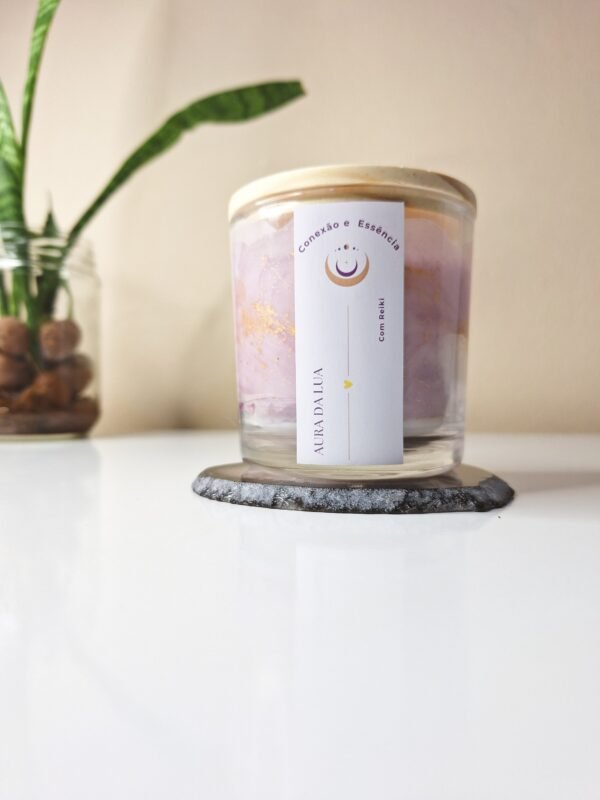 Vela Energia Aura |Baunilha, Laranja, Noz Moscada e Canela (única)