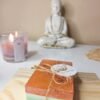 SABONETE ENERGÉTICO- MELANCIA (ENERGIA REVITALIZANTE, FRESCOR REFRESCANTE, COR LARANJA)