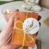 SABONETE ENERGÉTICO- MELANCIA (ENERGIA REVITALIZANTE, FRESCOR REFRESCANTE, COR LARANJA)