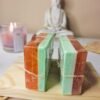 SABONETE ENERGÉTICO- MELANCIA (ENERGIA REVITALIZANTE, FRESCOR REFRESCANTE, COR LARANJA)
