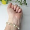 Pulseira de Quartzo Rosa e Quartzo Verde - Amor Incondicional e Equilíbrio