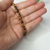 Pulseira de Olho de Tigre 4mm - Coragem e Poder Pessoal