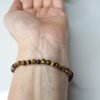 Pulseira de Olho de Tigre 4mm - Coragem e Poder Pessoal