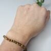 Pulseira de Olho de Tigre 4mm - Coragem e Poder Pessoal
