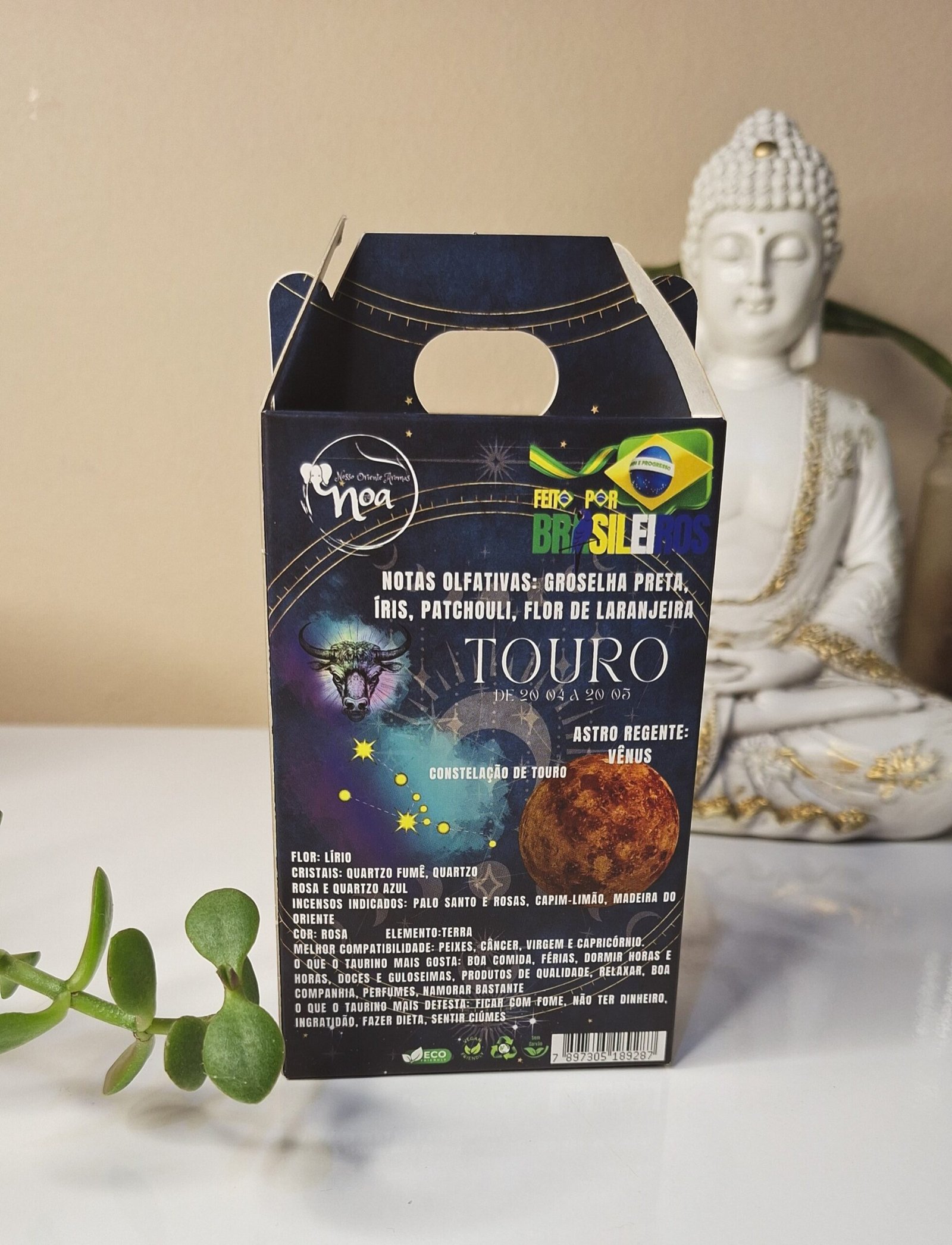 Incenso Cascata signo TOURO (formato de flor de lótus)