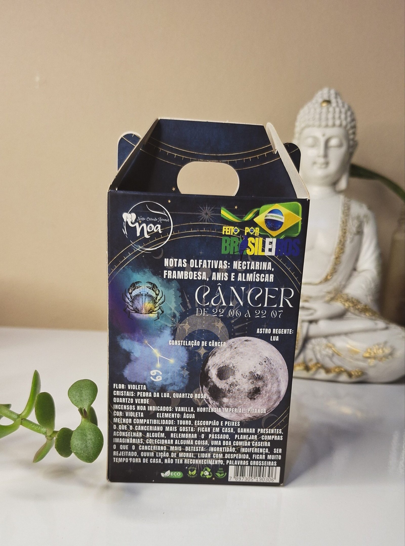 Incenso Cascata signo CÂNCER (formato de flor de lótus)
