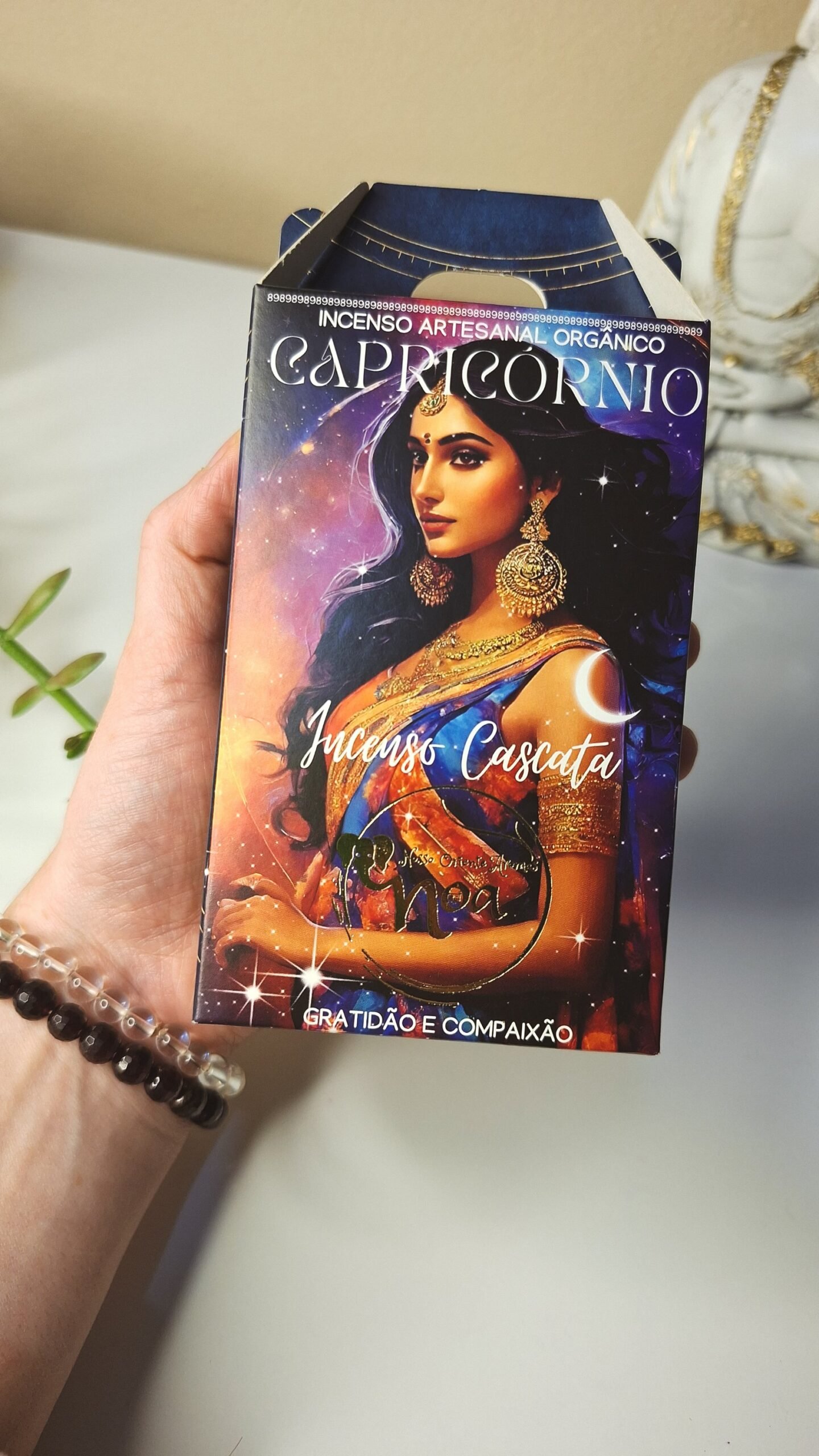 Incenso Cascata signo CAPRICÓRNIO (formato de flor de lótus)