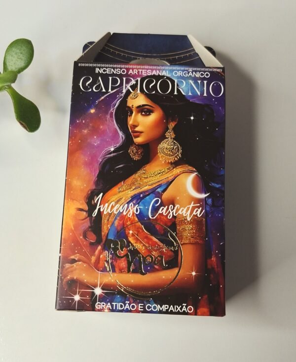 Incenso Cascata signo CAPRICÓRNIO (formato de flor de lótus)