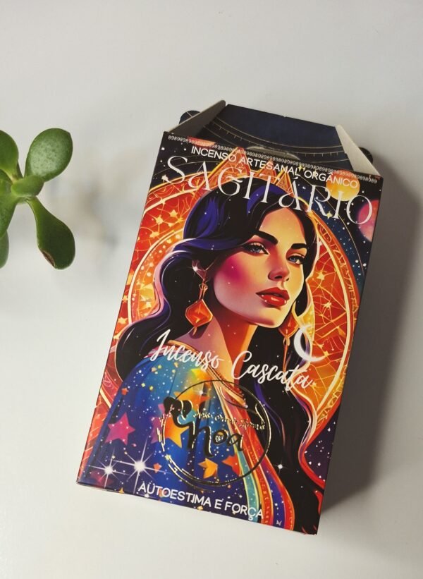 Incenso Cascata signo SARGITÁRIO (formato de flor de lótus)