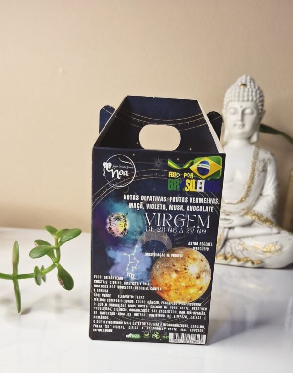 Incenso Cascata signo VIRGEM (formato de flor de lótus)