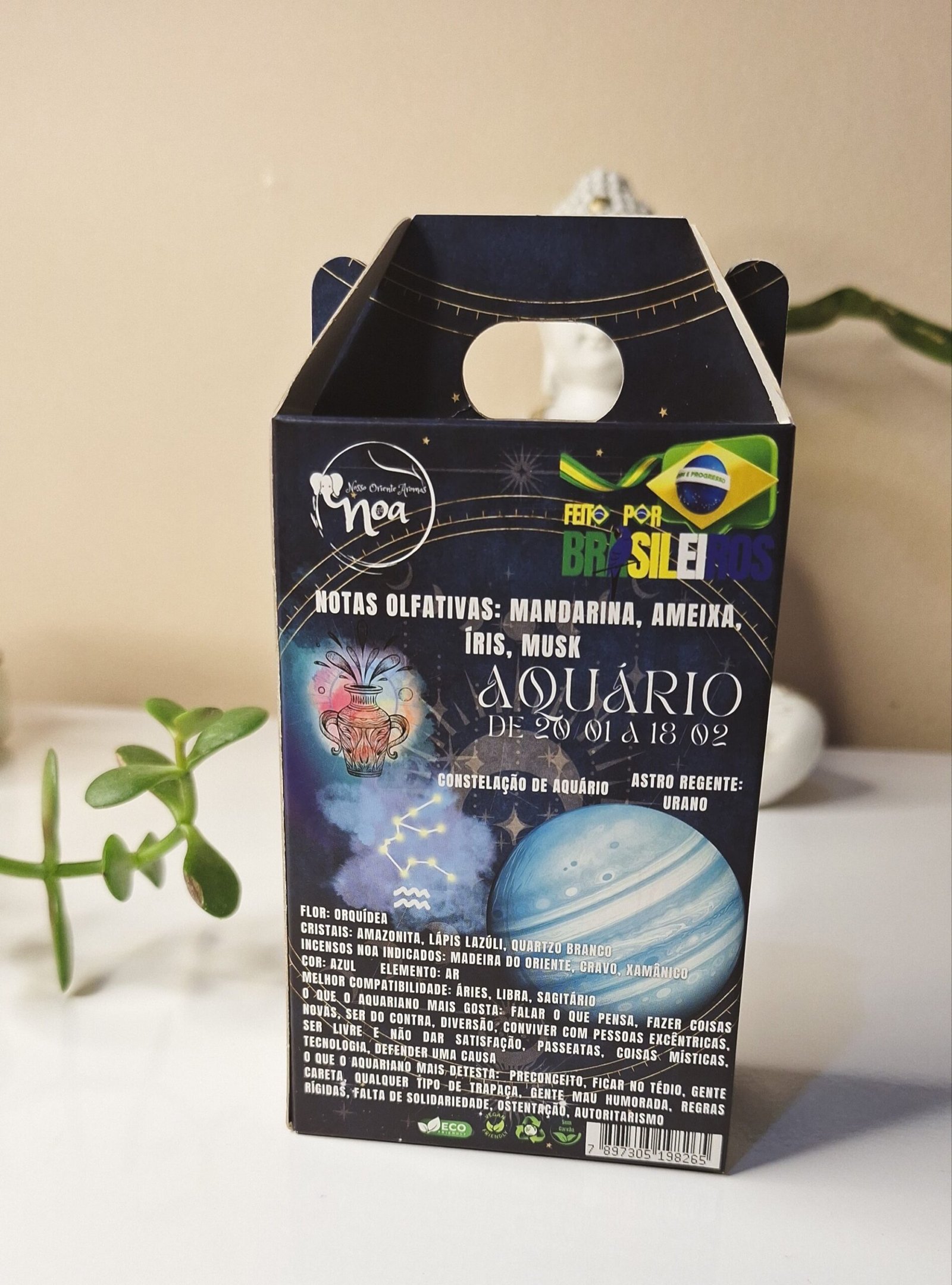 Incenso Cascata signo AQUÁRIO (formato de flor de lótus)