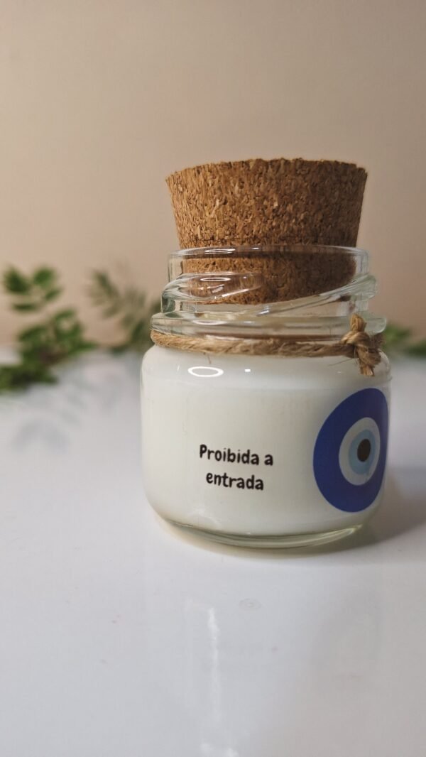 Vela Olho Grego: Proteção e Renovação Energética (escolha o aroma)
