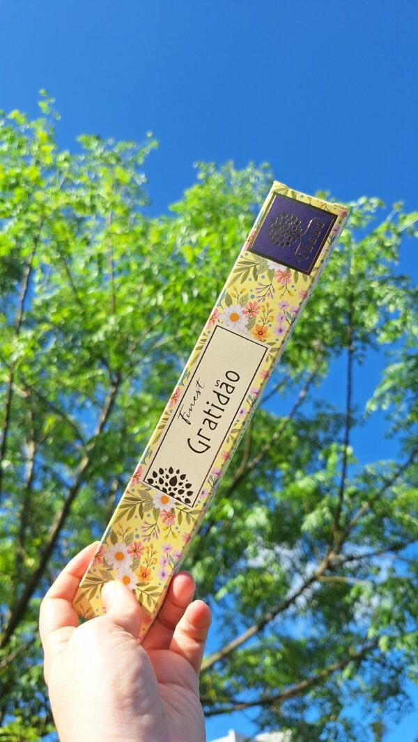 Incenso Finest Gratidão 15 varetas- Terapêutico (GRATIDÃO E FELICIDADE)