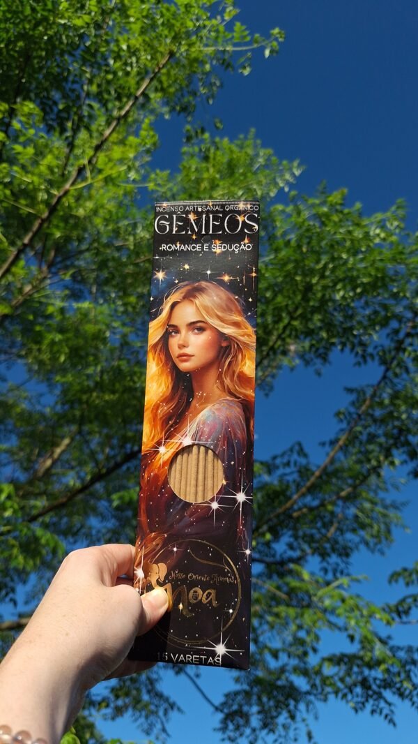 Incenso Signo - Gêmeos (ROMANCE E SEDUÇÃO) 15 Varetas- Terapêutico