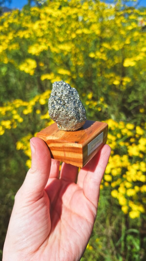 PIRITA NA BASE DE MADEIRA - ATRAIA PROSPERIDADE E ABUNDÂNCIA 100g a 130g