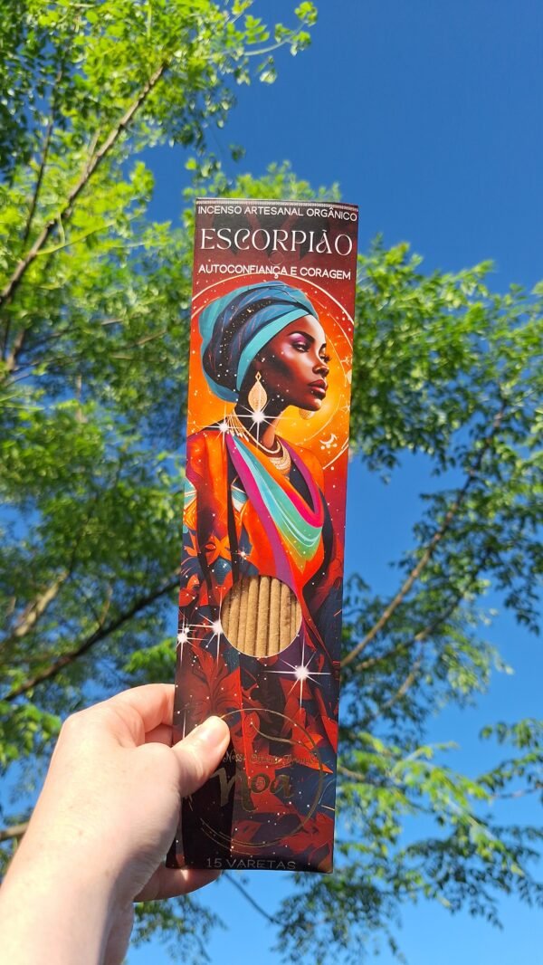 Incenso Signo - Escopião (CONFIANÇA E CORAGEM) 15 Varetas- Terapêutico