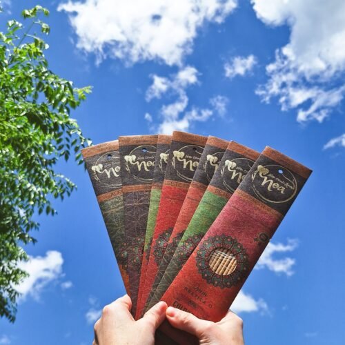Kit 7 incensos artesanais e naturais de varetas- Magia do Círculo de Luz e Proteção