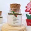Vela de Natal: Maçã e Canela – Fé, Bênção, Amor, Alegria e Paz