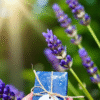 (Lançamento) SABONETE ENERGÉTICO DE LAVANDA E ANIL – (CALMA, PURIFICAÇÃO, EQUILÍBRIO)