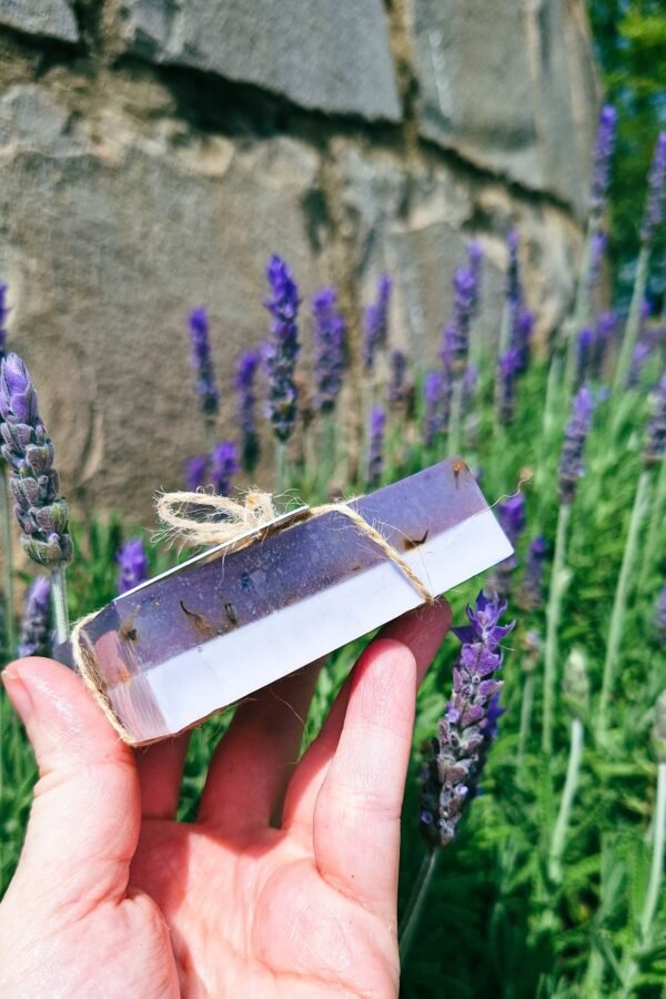 (Lançamento) SABONETE ENERGÉTICO DE LAVANDA - (CALMANTE, RELAXANTE, ACALMA ANSIEDADE )