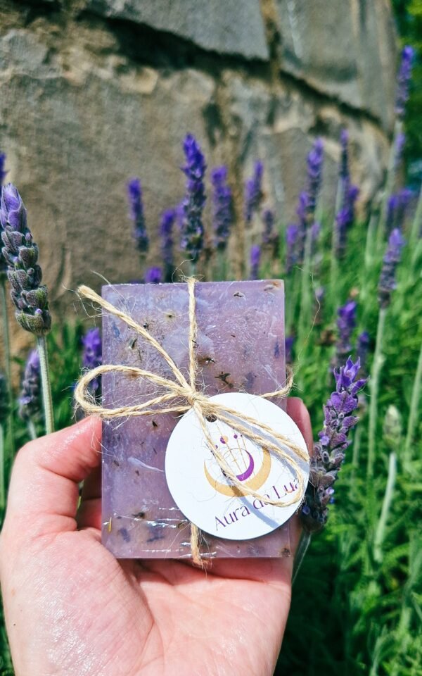 (Lançamento) SABONETE ENERGÉTICO DE LAVANDA - (CALMANTE, RELAXANTE, ACALMA ANSIEDADE )