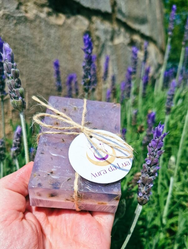 (Lançamento) SABONETE ENERGÉTICO DE LAVANDA - (CALMANTE, RELAXANTE, ACALMA ANSIEDADE )