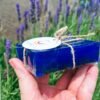 (Lançamento) SABONETE ENERGÉTICO DE LAVANDA E ANIL – (CALMA, PURIFICAÇÃO, EQUILÍBRIO)