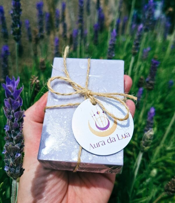 (Lançamento) SABONETE ENERGÉTICO DE LAVANDA - (CALMANTE, RELAXANTE, REFRESCANTE)