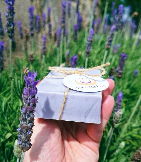 (Lançamento) SABONETE ENERGÉTICO DE LAVANDA - (CALMANTE, RELAXANTE, REFRESCANTE)