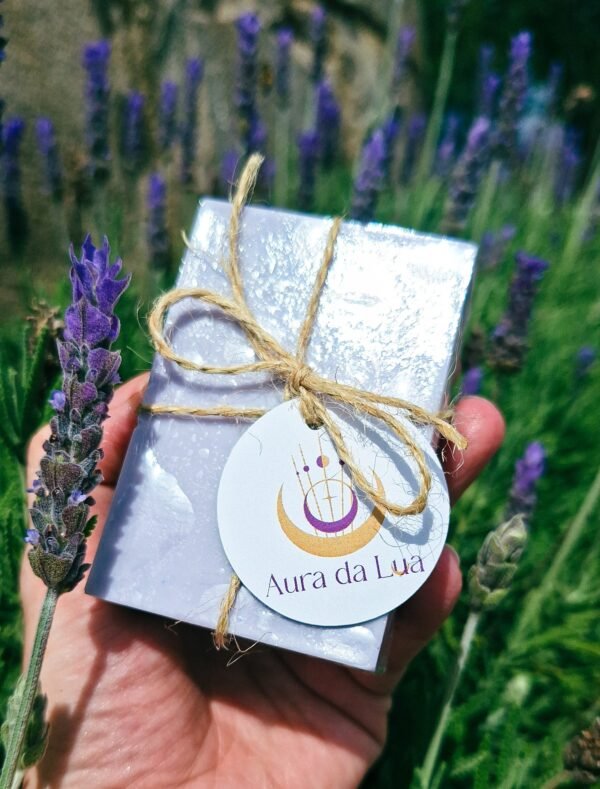 (Lançamento) SABONETE ENERGÉTICO DE LAVANDA - (CALMANTE, RELAXANTE, REFRESCANTE)