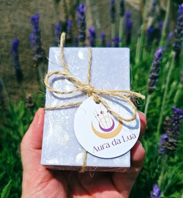 (Lançamento) SABONETE ENERGÉTICO DE LAVANDA - (CALMANTE, RELAXANTE, REFRESCANTE)