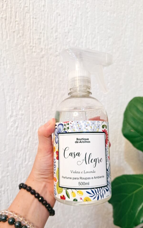 PERFUME PARA ROUPAS E AMBIENTE – VIOLETA E LAVANDA – 500ML