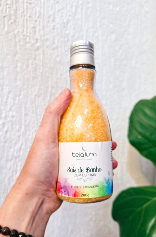 SAIS DE BANHO COM ESPUMA - FLOR DE LARANJEIRA - 280G 🍃