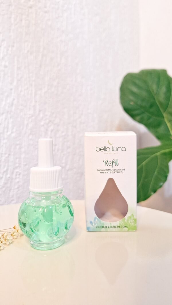 🍃REFIL ELÉTRICO AROMATIZADOR – (Maçã Verde) BELLA LUNA🍃